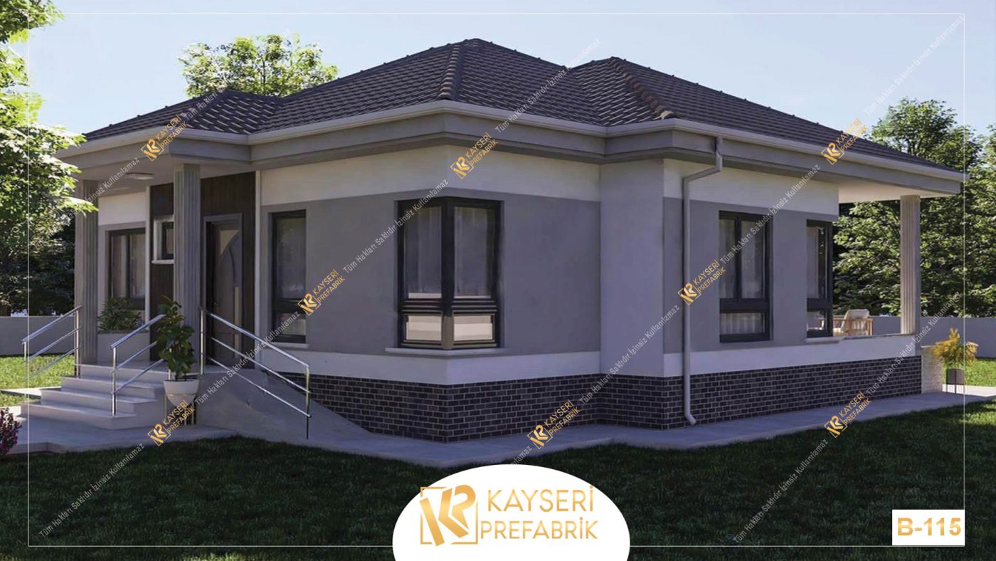 115 m² Anahtar Teslim Betonarme Ev | Kayseri BE-115