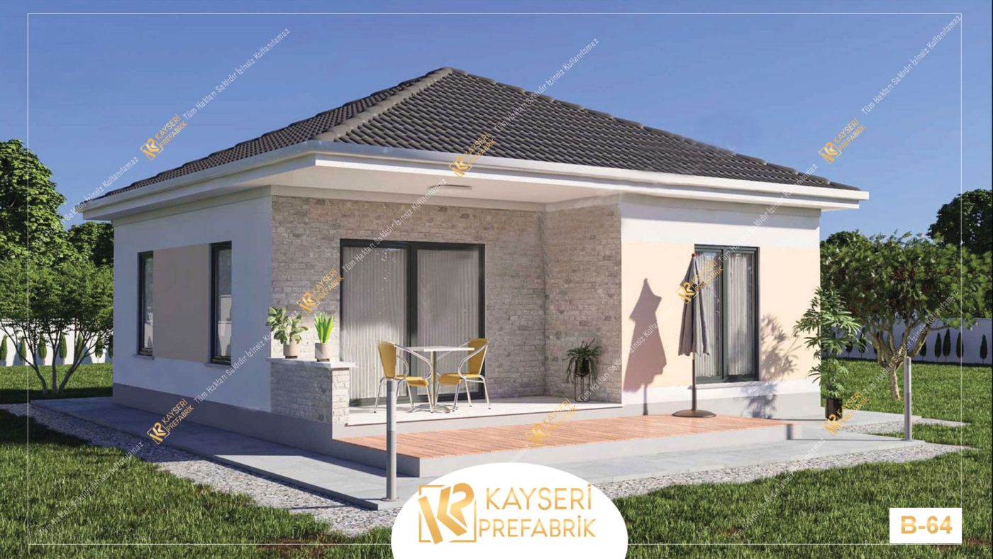 64 m² Anahtar Teslim Betonarme Ev | Kayseri