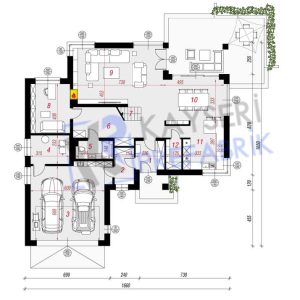 Alternative view of 260 mt2 Butik Dubleks Prefabrik Villa