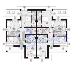 Alternative view of 400 mt2 Butik Dubleks Prefabrik Villa