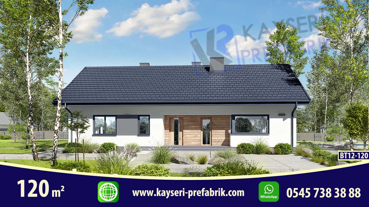 120 mt2 Butik Prefabrik Villa