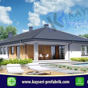 186 mt2 Butik Prefabrik Villa