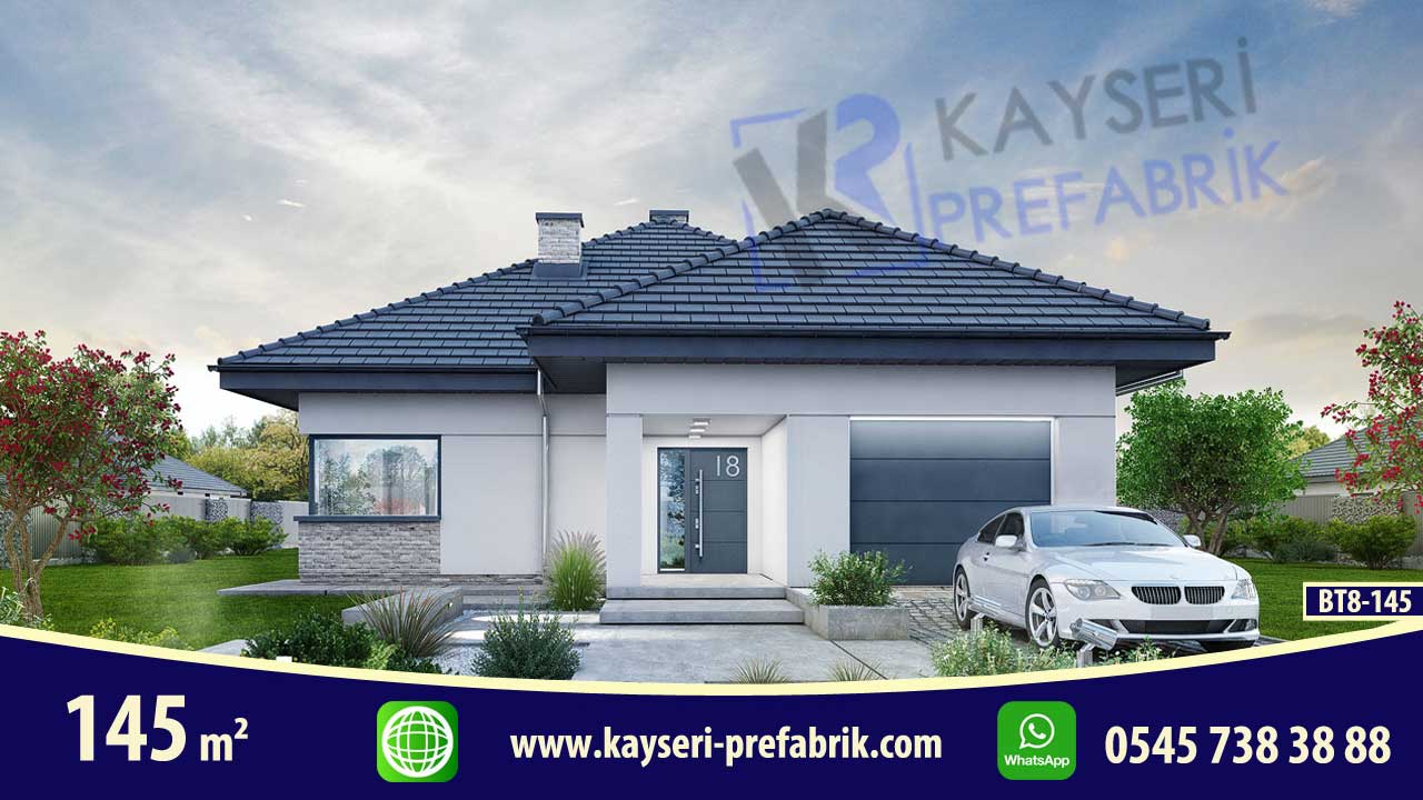 145 mt2 Butik Prefabrik Villa