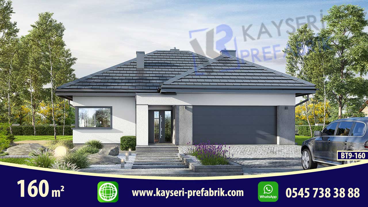 160 mt2 Butik Prefabrik Villa